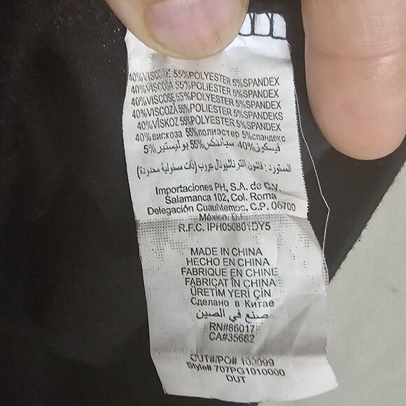 BEBE Mini Dress Womens Small Black And Pink With Sexy Cutout Back Straps. Zip Up - Picture 11 of 12